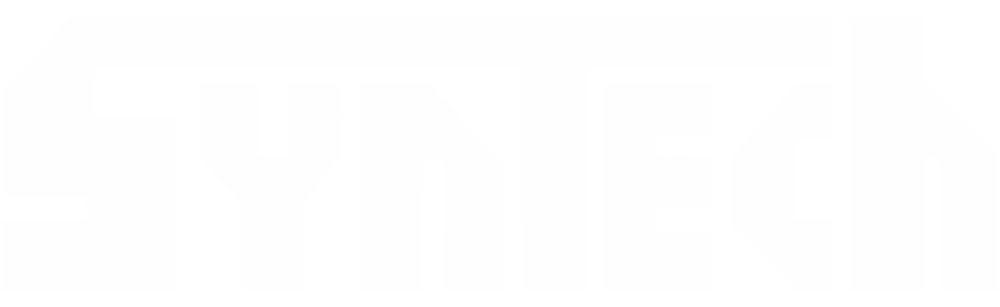 Syntech logo in white